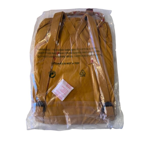 Fjallraven Kanken Style 23510 Ochre Confetti Pattern Backpack Tote NWB $90 - Picture 4 of 9